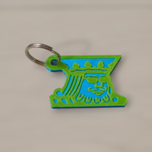 Portachiavi Neon King