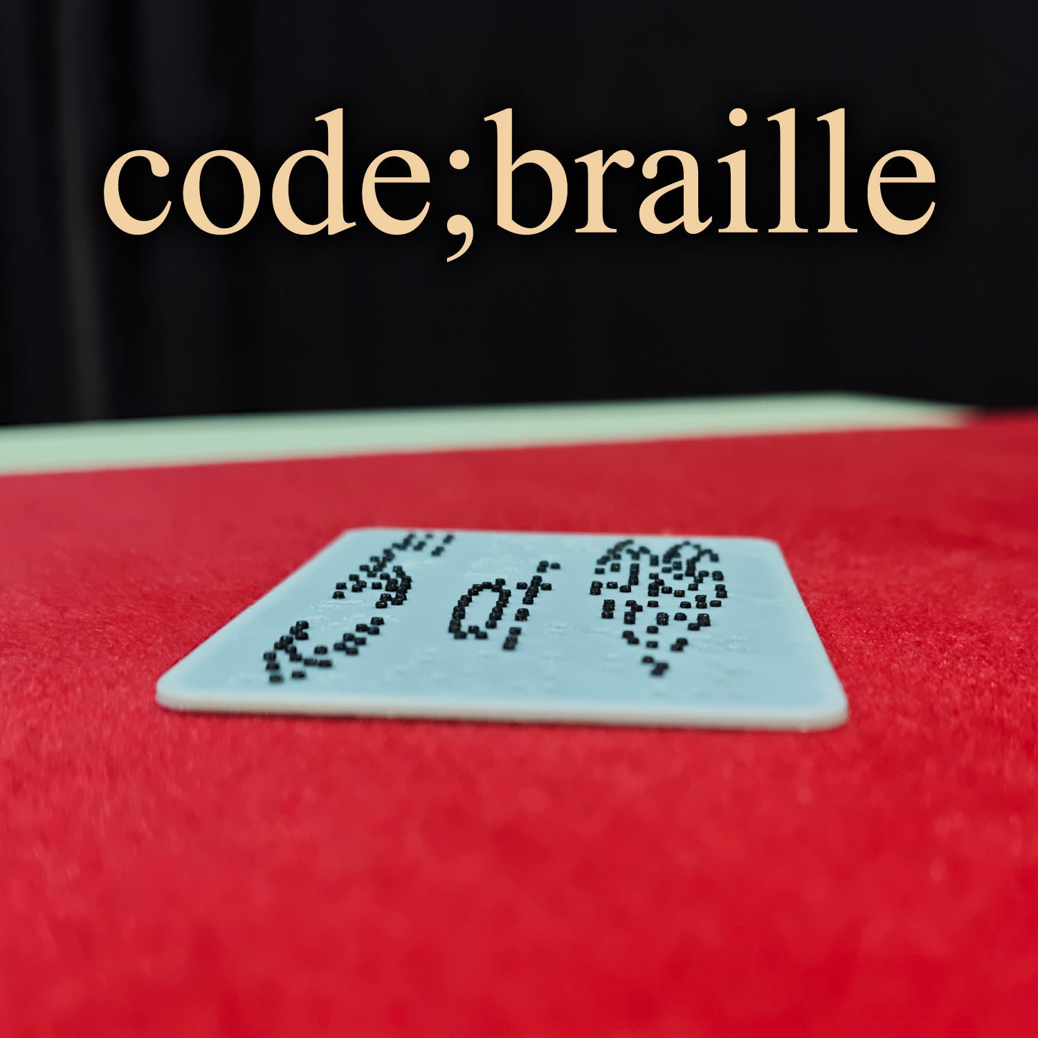 braille mtg cards Braille MTG card sleeves for visually impaired players