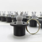 Rabbit from a Hat Keychain