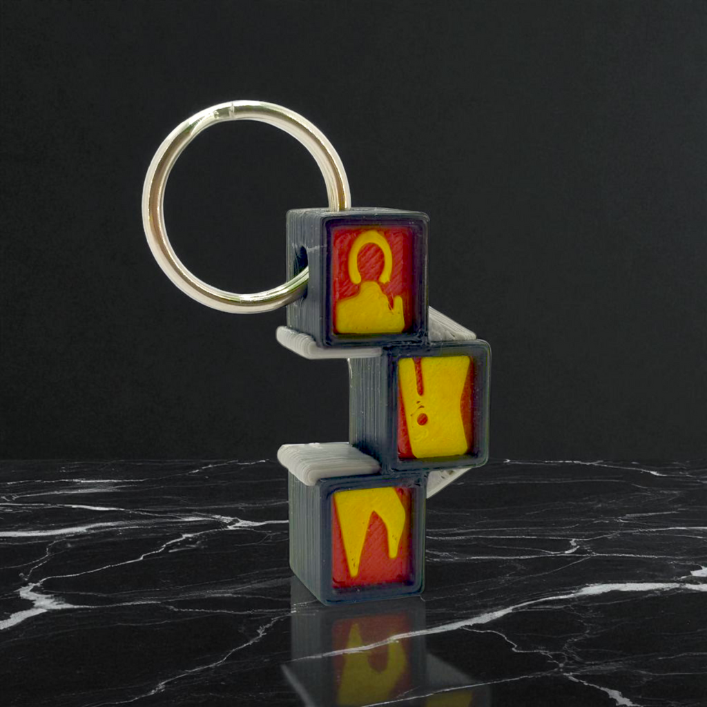 ZIG ZAG KEYCHAIN