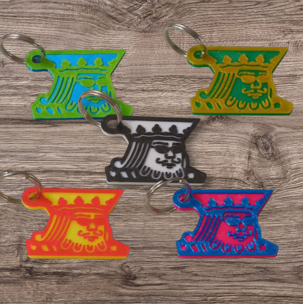 Portachiavi Neon King